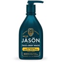 Jason Men`s atsvaidzinošs sejas un ķermeņa mazgāšanas līdzeklis vīriešiem, 473ml